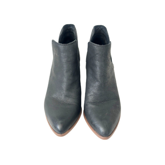 FRYE Boots Reina Cut-Out Bootie Leather Black Women's Size 8M - Picture 2 of 11